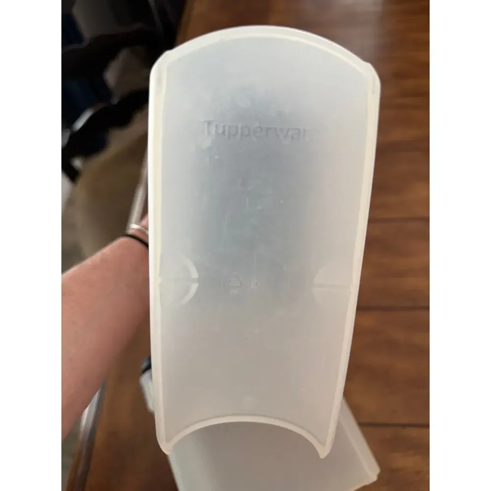 2- 1.6L Tupperware Modular Mates Super Cereal Storer containers